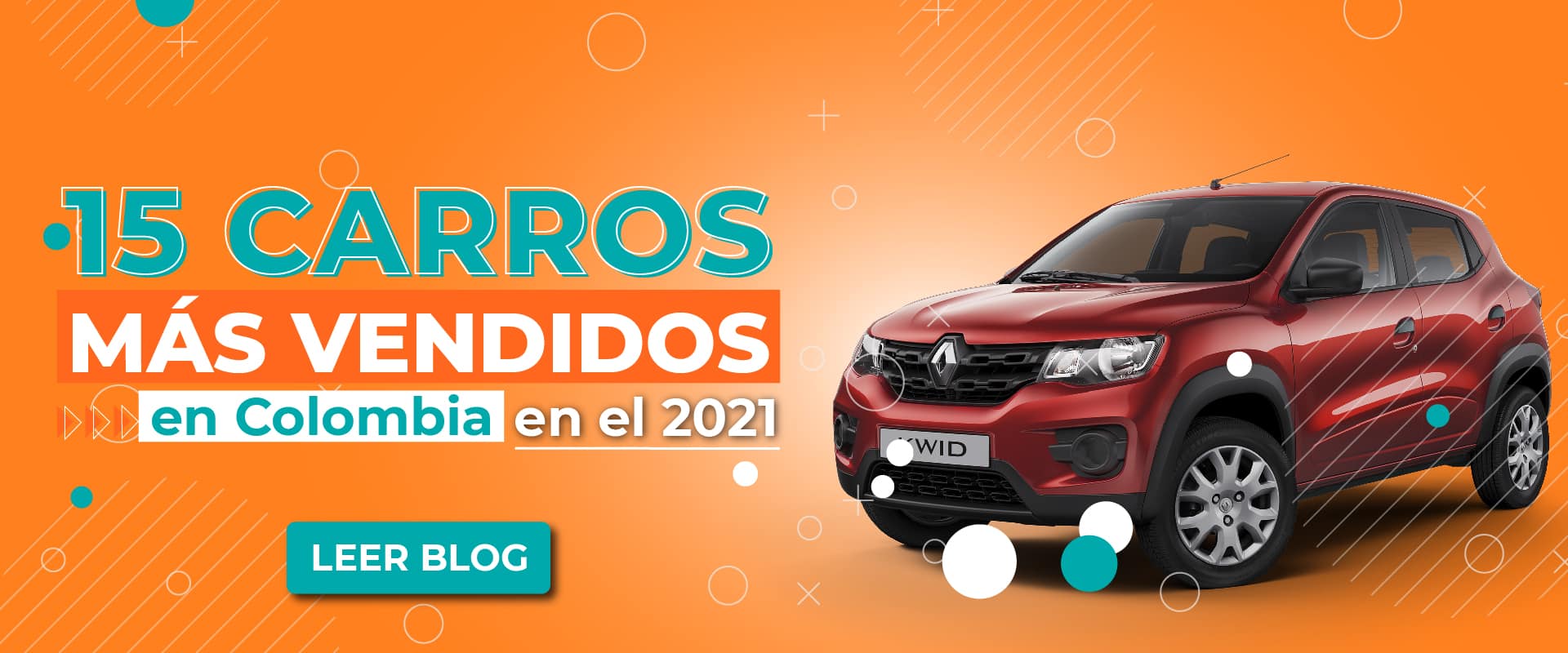 15 carros más vendidos en Colombia durante el primer semestre de 2021