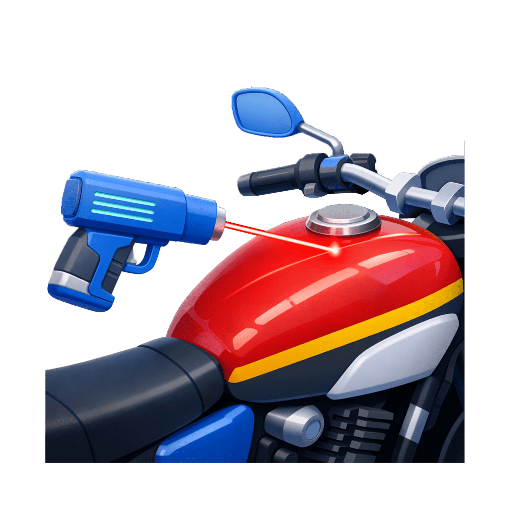marcacion laser motos